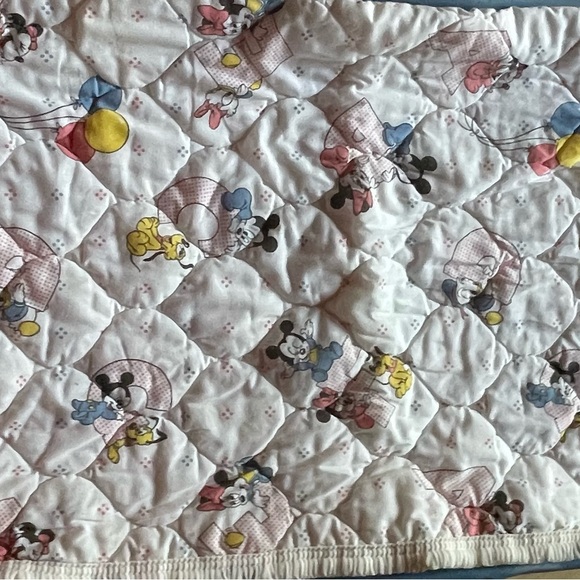 Vintage Mickey & Friends Crib Wrap and Blanket - Picture 2 of 4